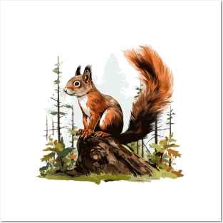 Squirrel Whisperer Posters and Art